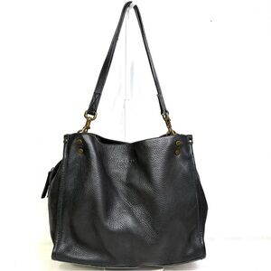 AMERICAN LEATHER CO Lenox Triple Entry Satchel Pebbled Leather Hobo Shoulder Bag